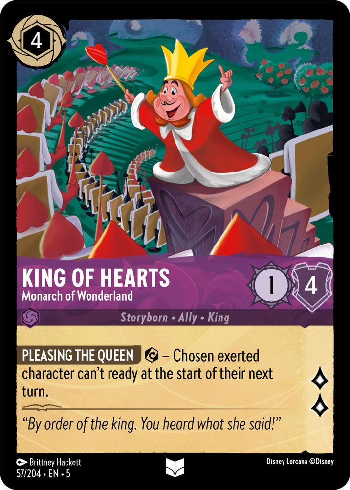 King of Hearts - Monarch of Wonderland card