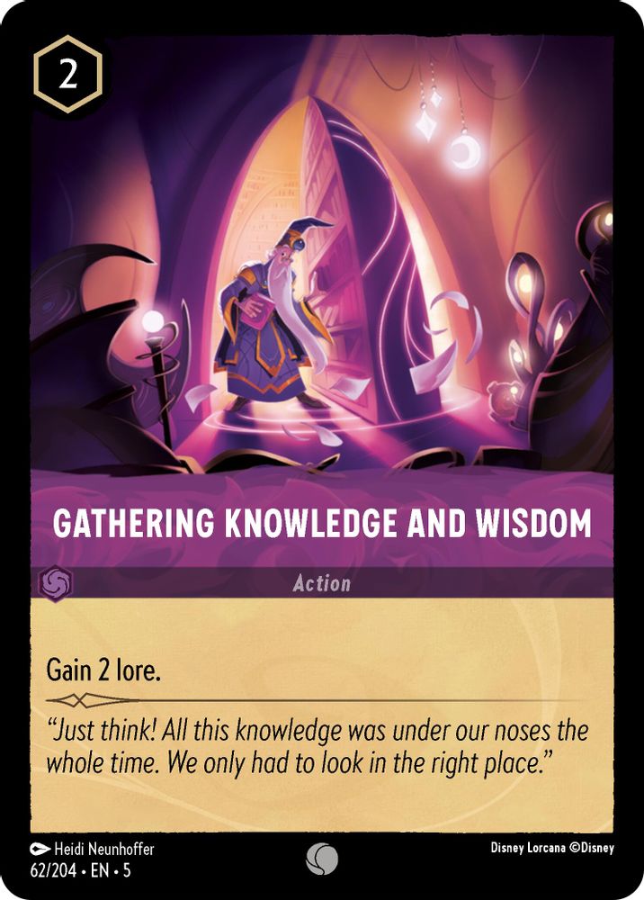 Gathering Knowledge and Wisdom card