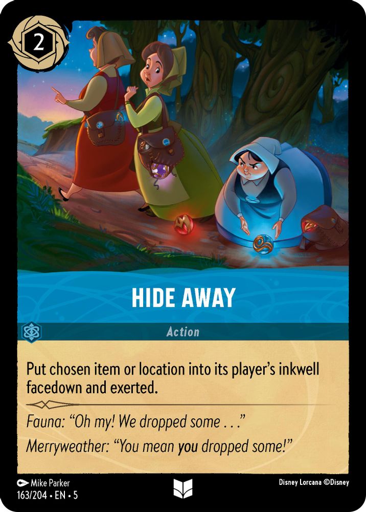 Hide Away card