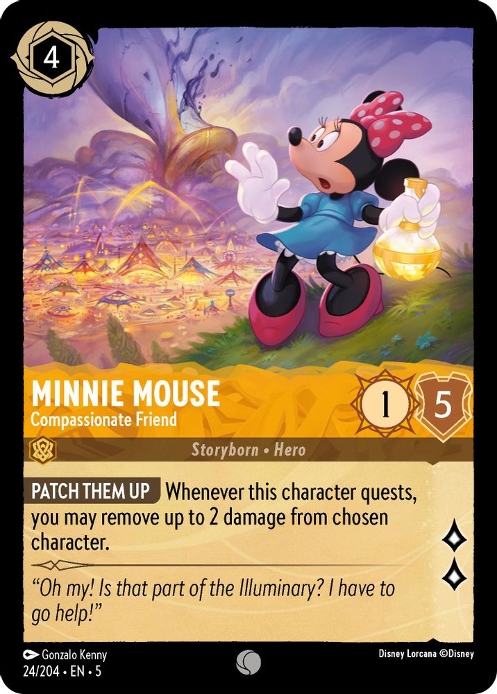 Minnie Mouse - Compassionate Friend card