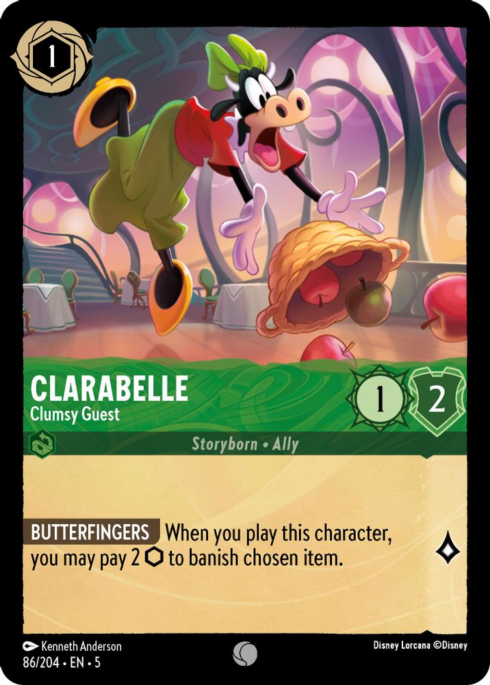 Clarabelle - Clumsy Guest card
