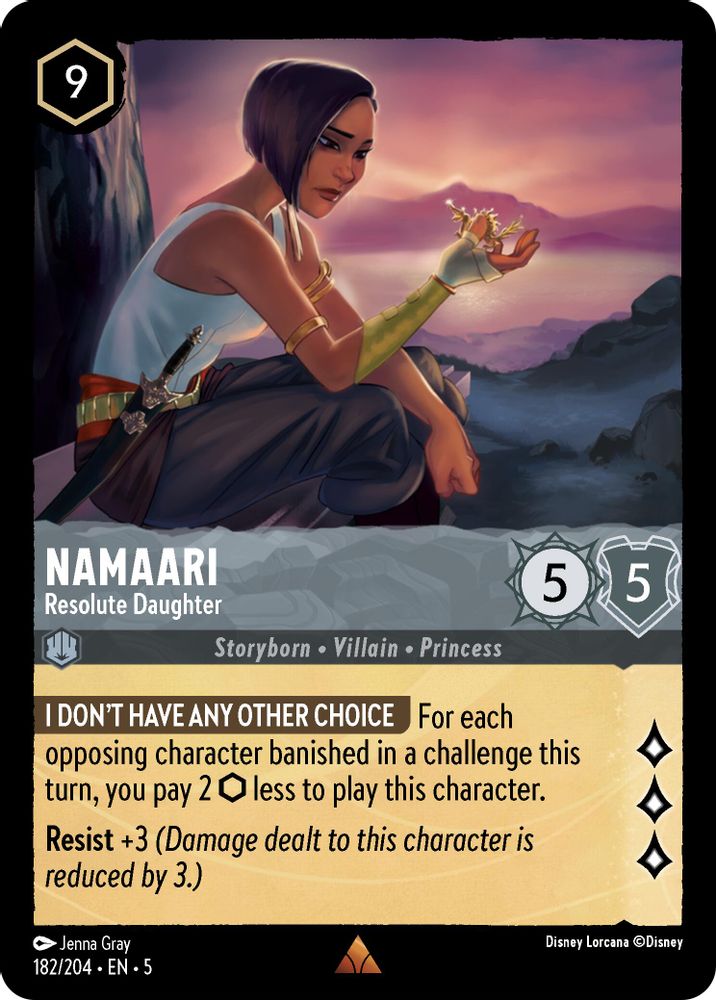 Namaari - Resolute Daughter card