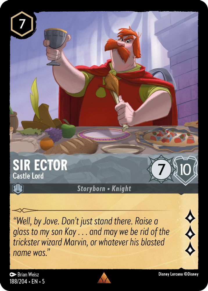 Sir Ector - Castle Lord card