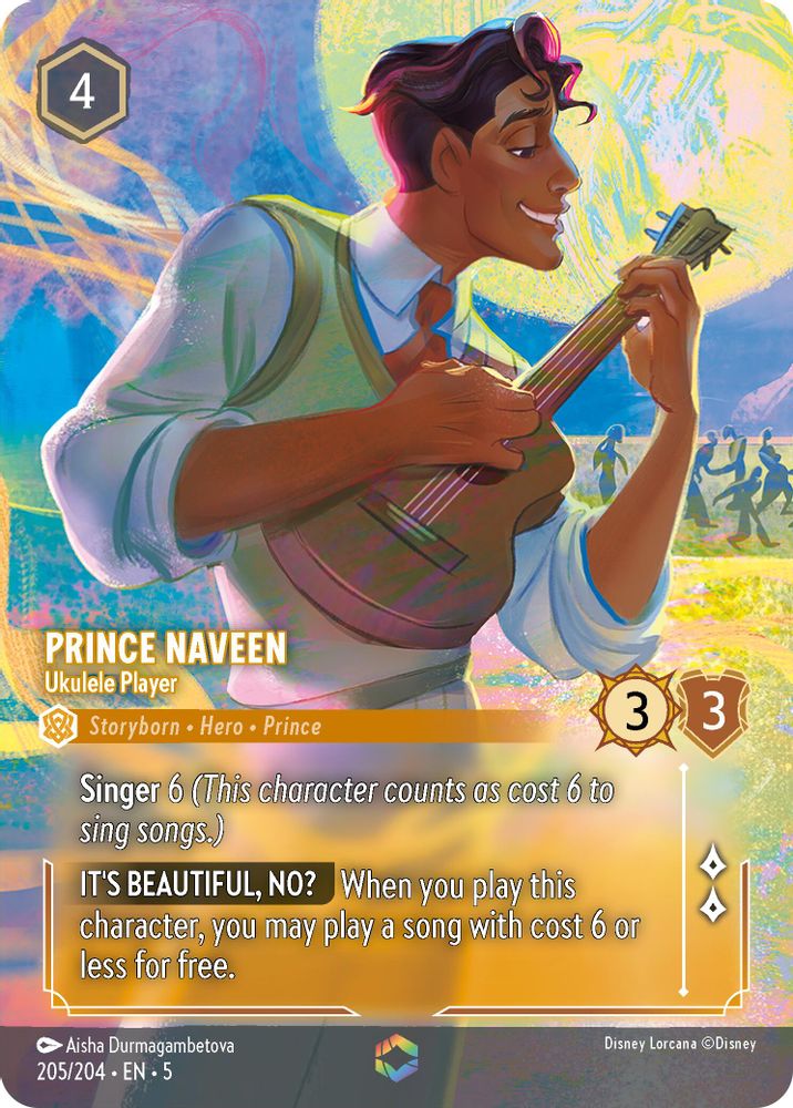 Prince Naveen - Ukulele Player (Enchanted) card