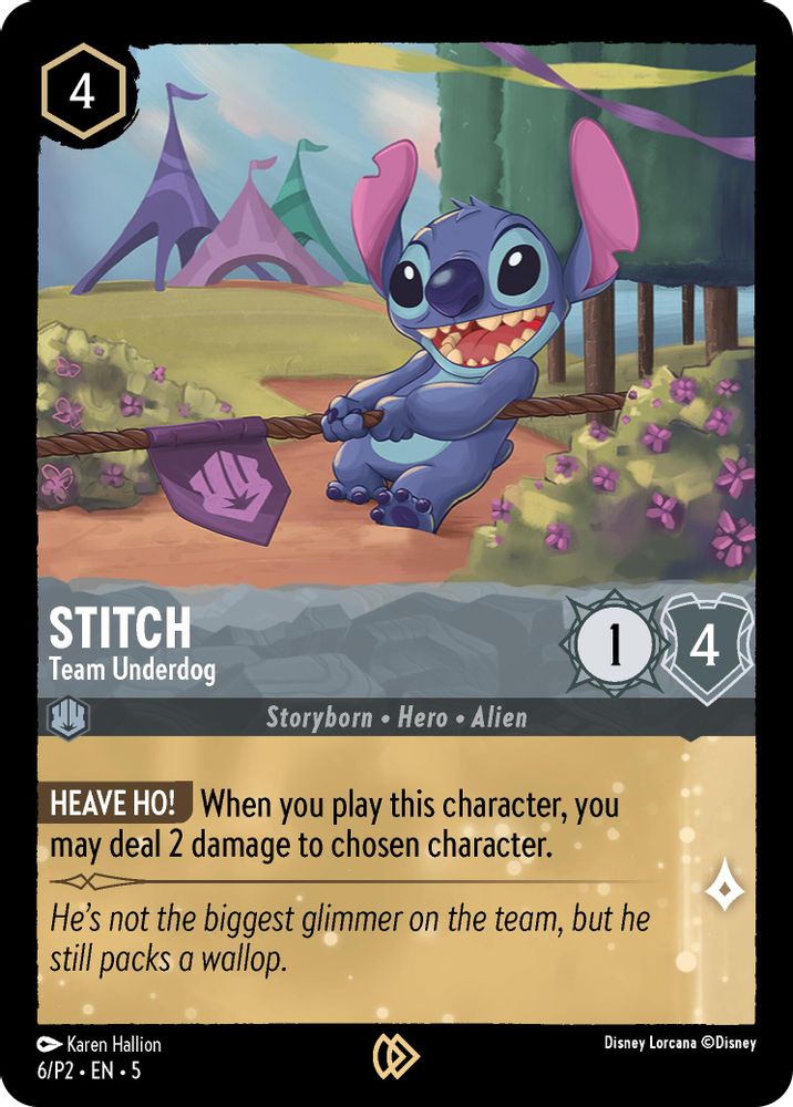Stitch - Team Underdog card