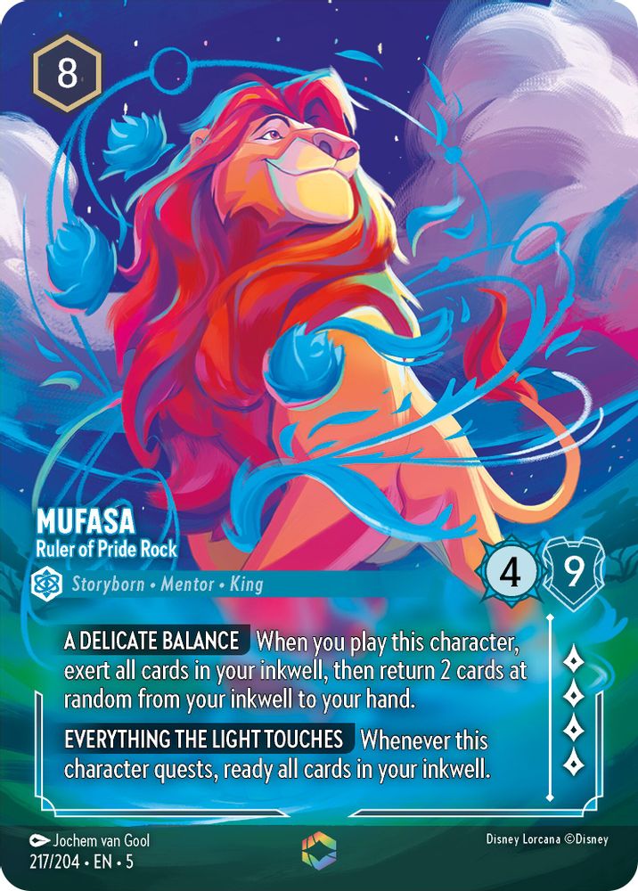 Mufasa - Ruler of Pride Rock (Enchanted) card