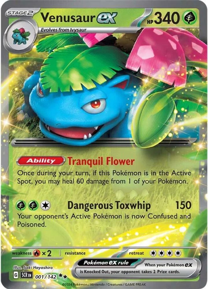 Kortet Venusaur ex