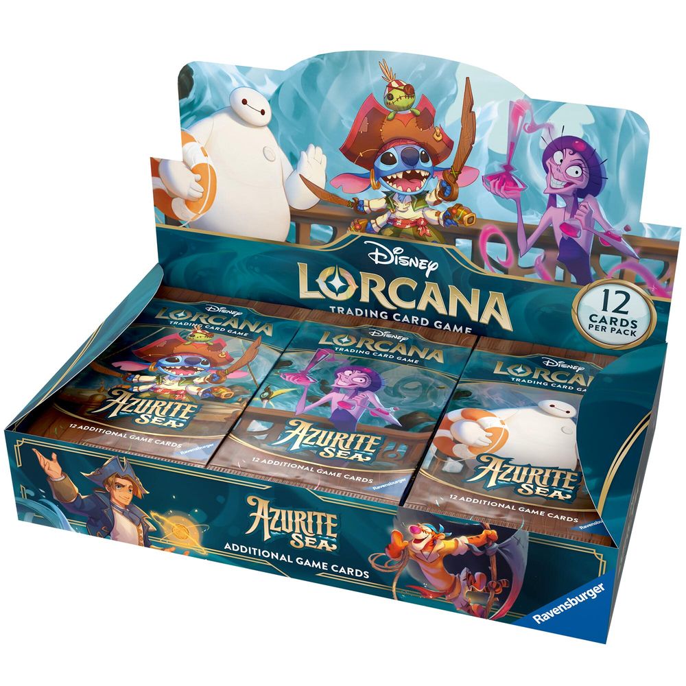 Disney Lorcana: Azurite Sea Booster Box card