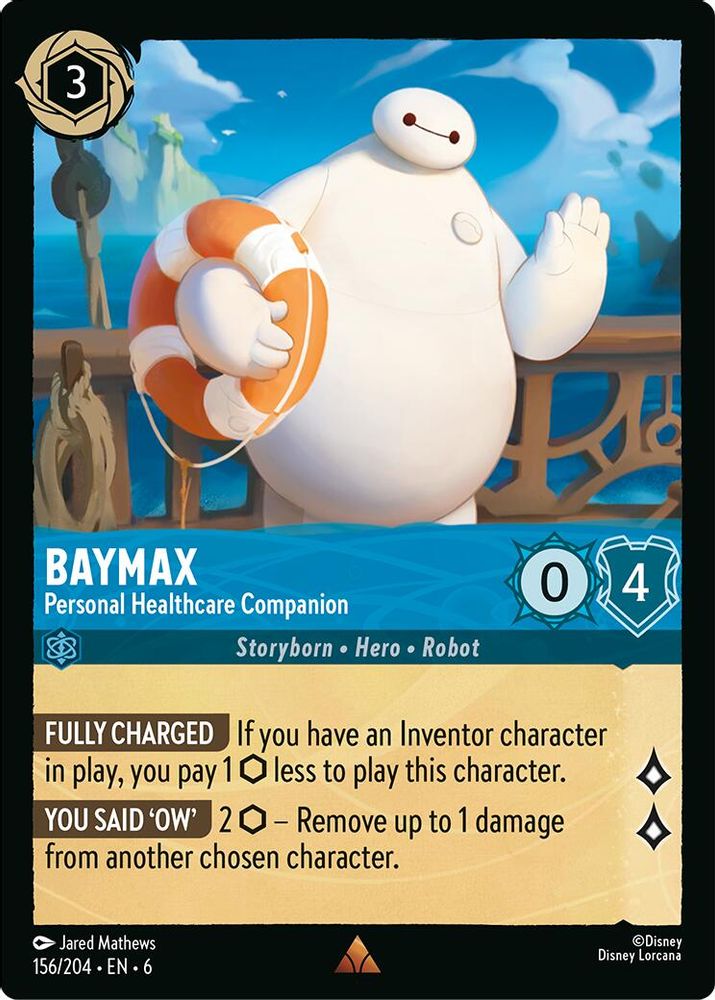 Baymax - Personal Healthcare Companion card