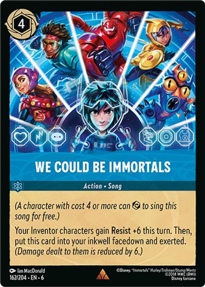 We Could Be Immortals card
