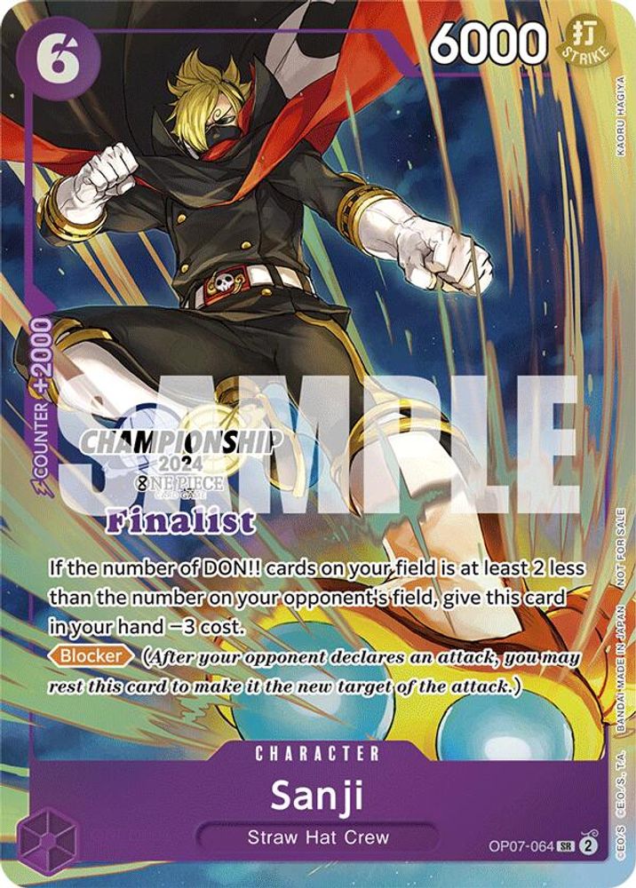 Sanji (Championship 2024 Finalist Card Set) card