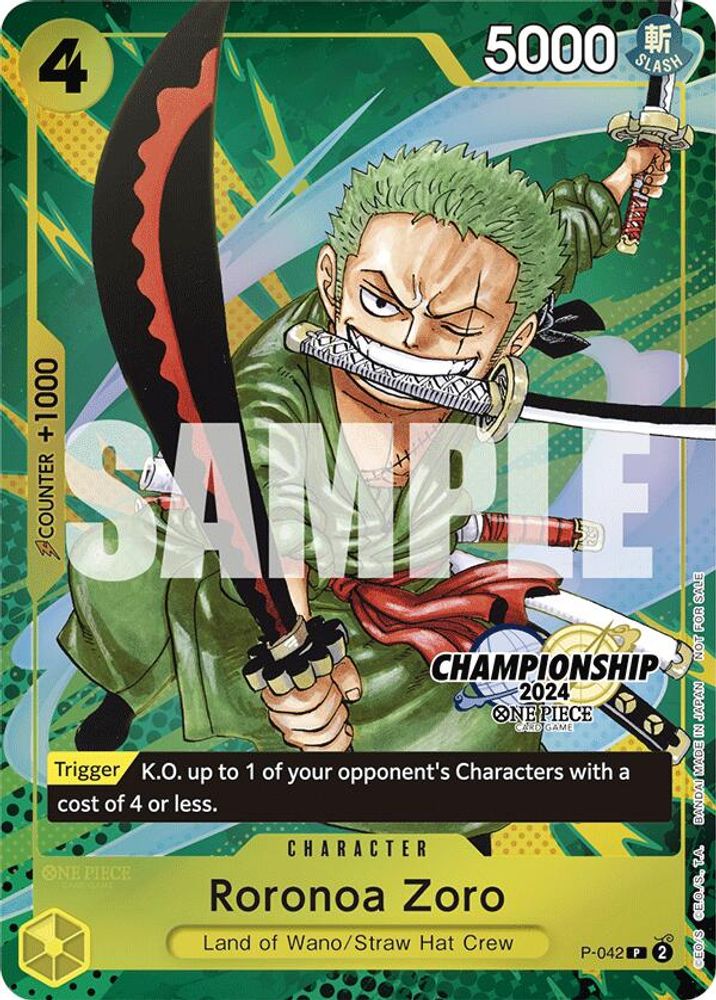 Roronoa Zoro (CS 2024 Event Pack Finalist) card
