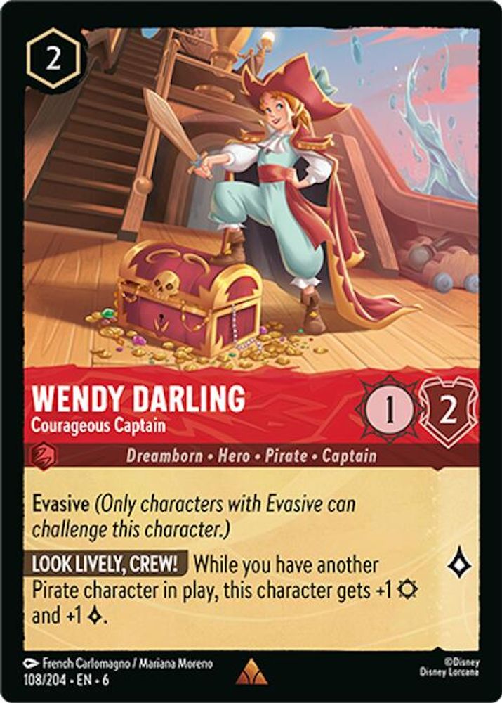 Wendy Darling - Courageous Captain card