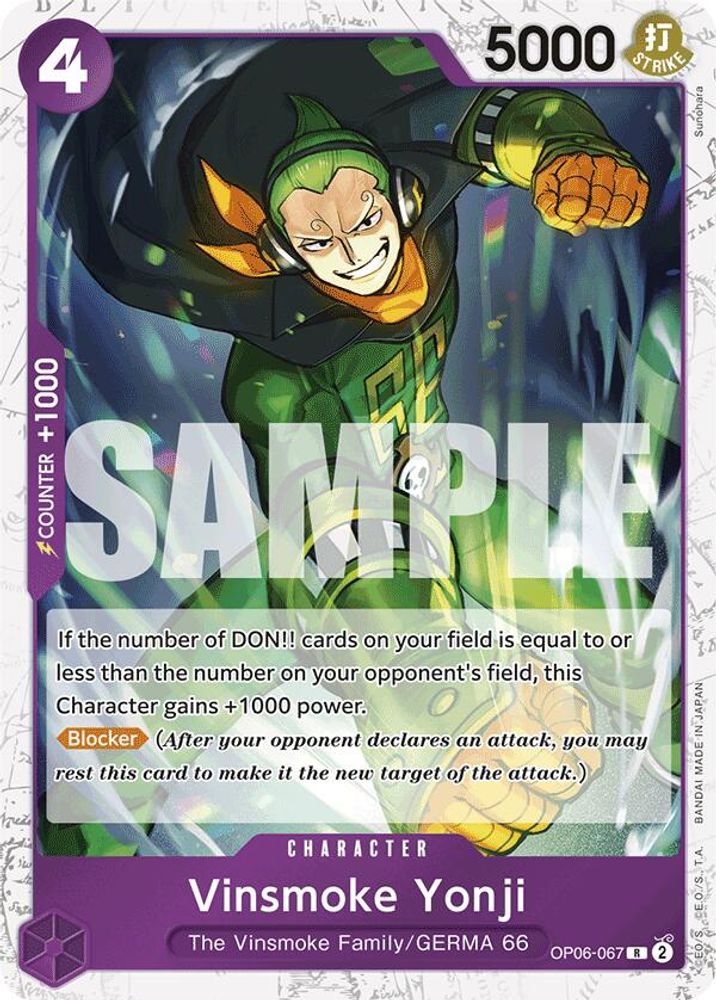 Vinsmoke Yonji (OP06-067) (Jolly Roger Foil)