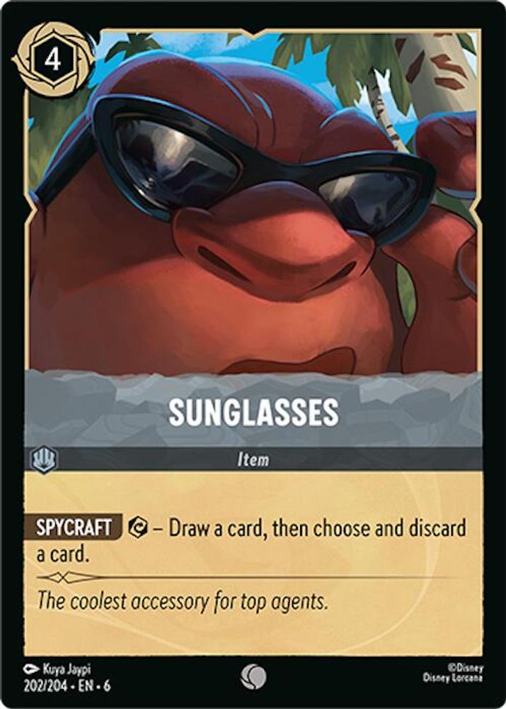 Sunglasses card