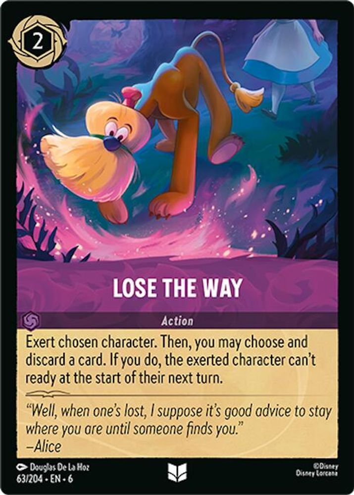Lose the Way card