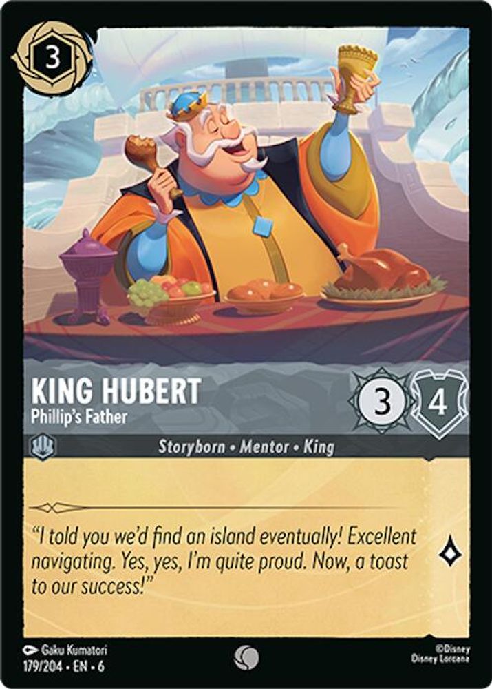 King Hubert - Phillip's Father card