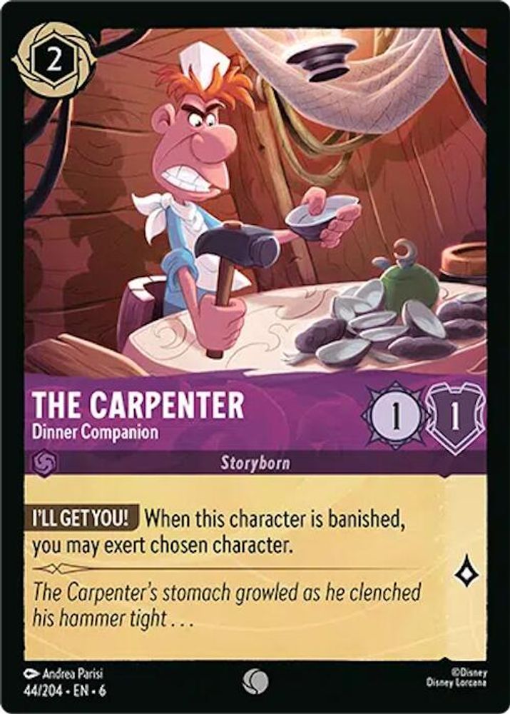 The Carpenter - Dinner Companion card