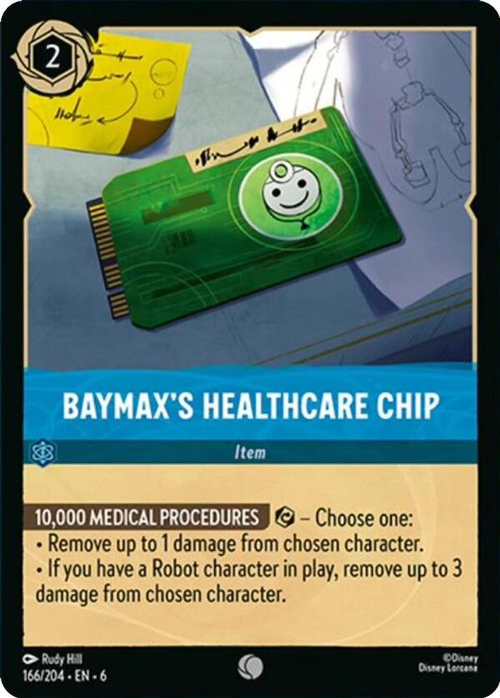 Baymax's Healthcare Chip card