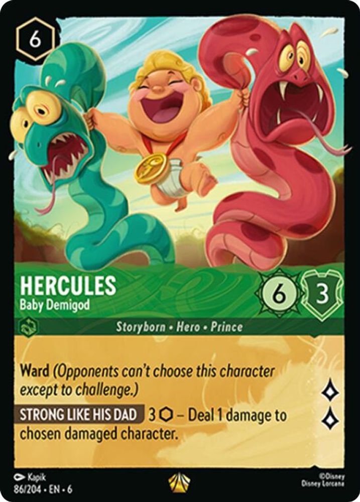 Hercules - Baby Demigod card
