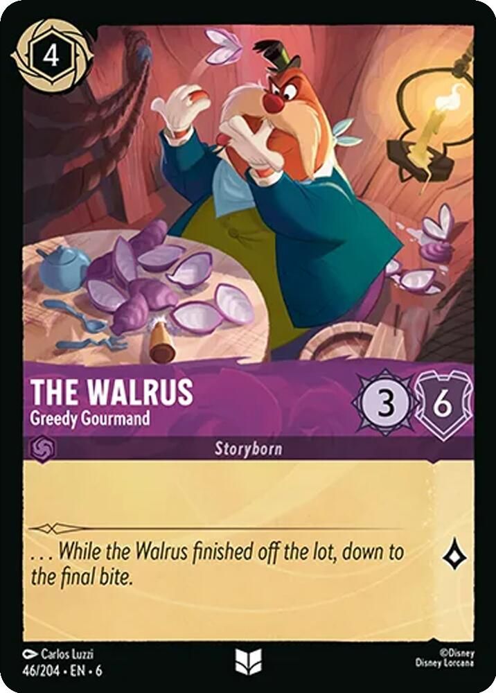 The Walrus - Greedy Gourmand card