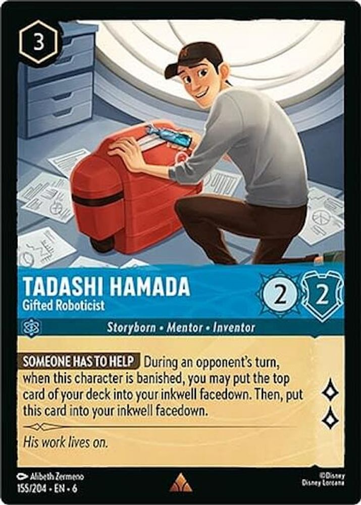 Tadashi Hamada - Gifted Roboticist card