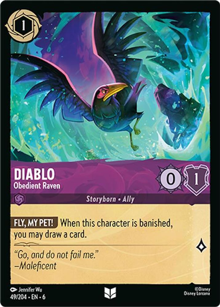 Diablo - Obedient Raven card