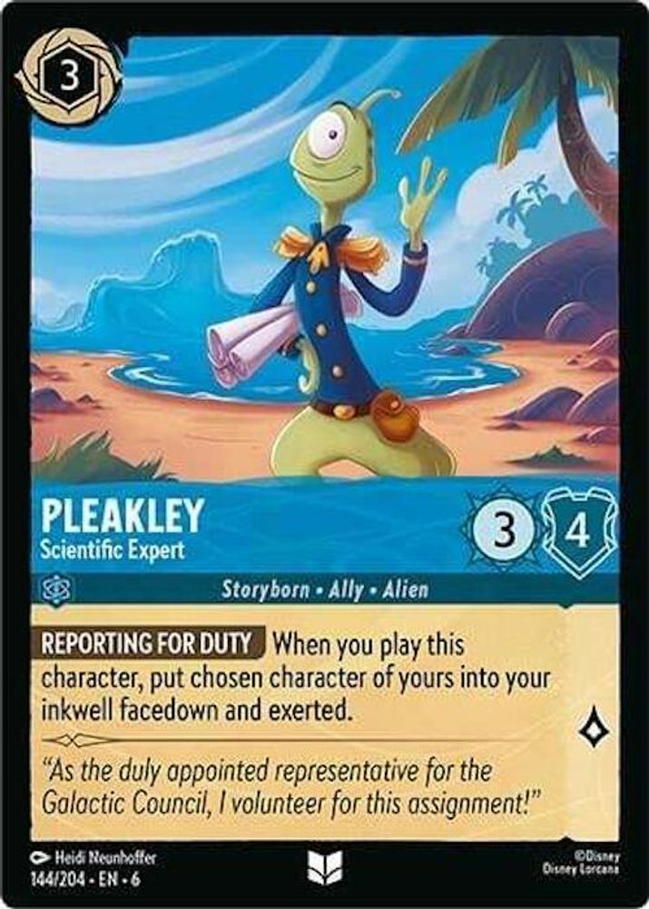 Pleakley - Scientific Expert card