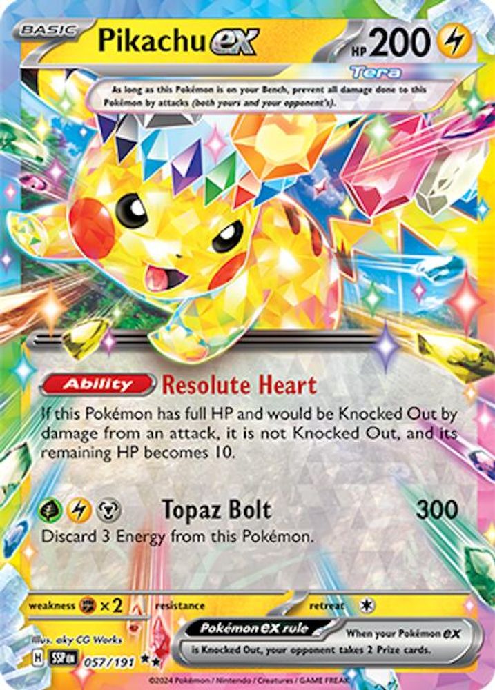 Kortet Pikachu ex