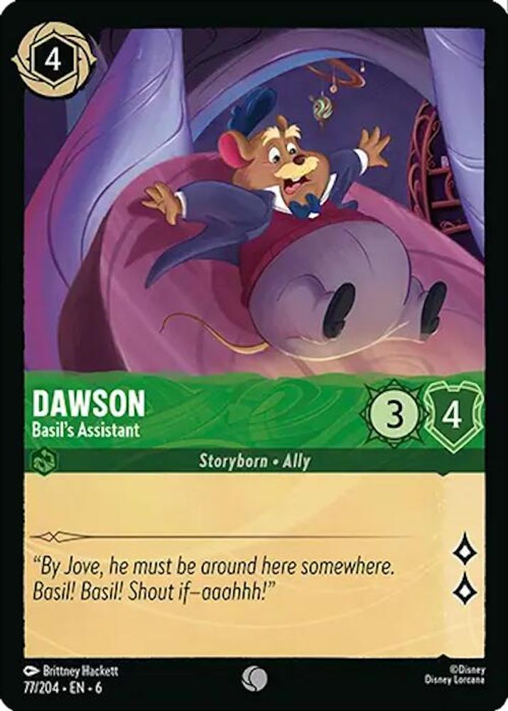 Dawson - Basil's Assistant card