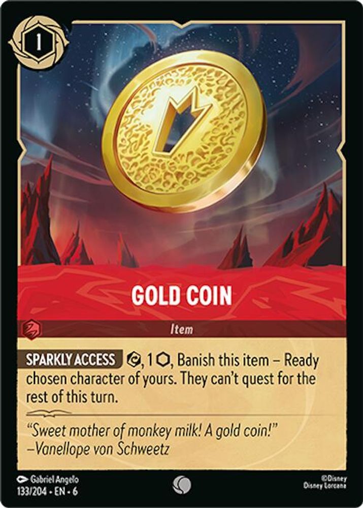 Gold Coin card