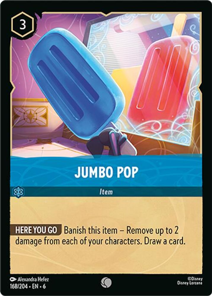 Jumbo Pop card