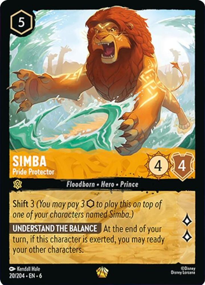Simba - Pride Protector card