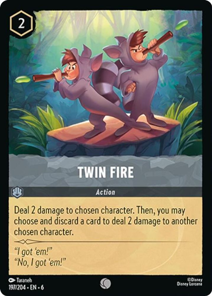 Twin Fire card