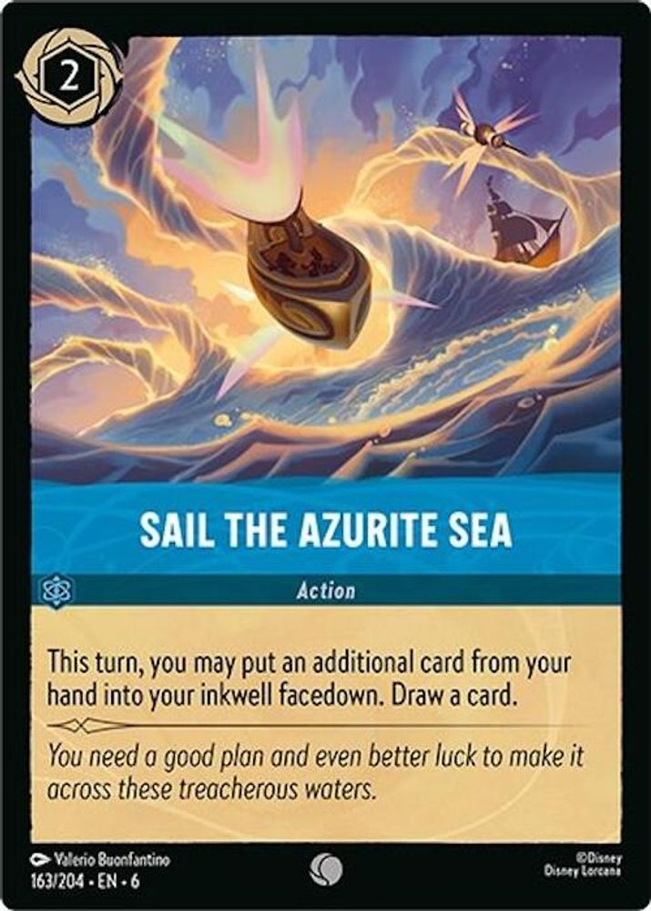 Sail the Azurite Sea card