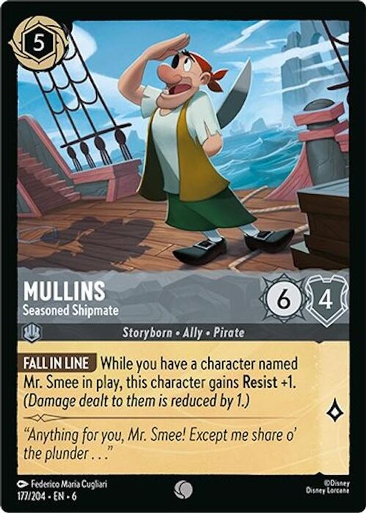Mullins - Seasoned Shipmate card