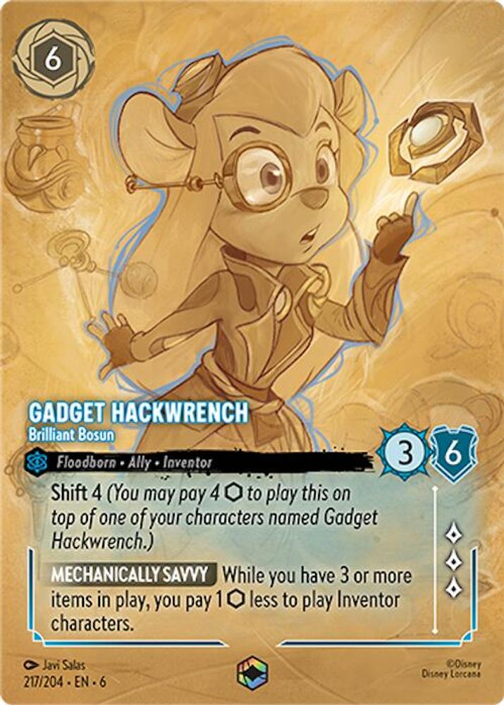 Gadget Hackwrench - Brilliant Bosun (Enchanted) card
