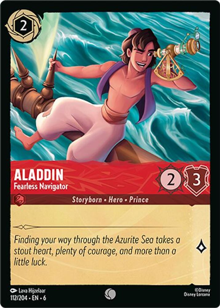 Aladdin - Fearless Navigator card