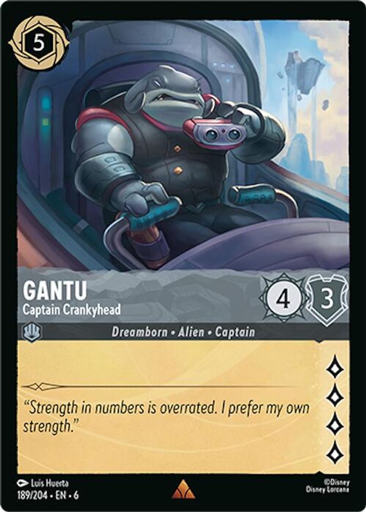 Gantu - Captain Crankyhead card