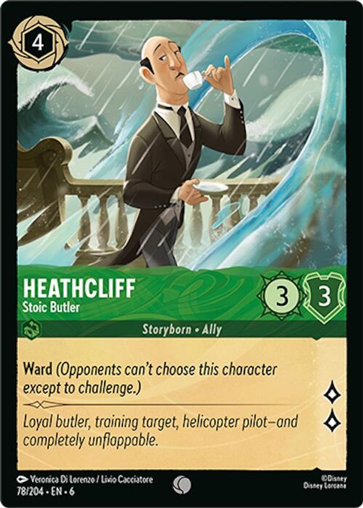 Heathcliff - Stoic Butler card