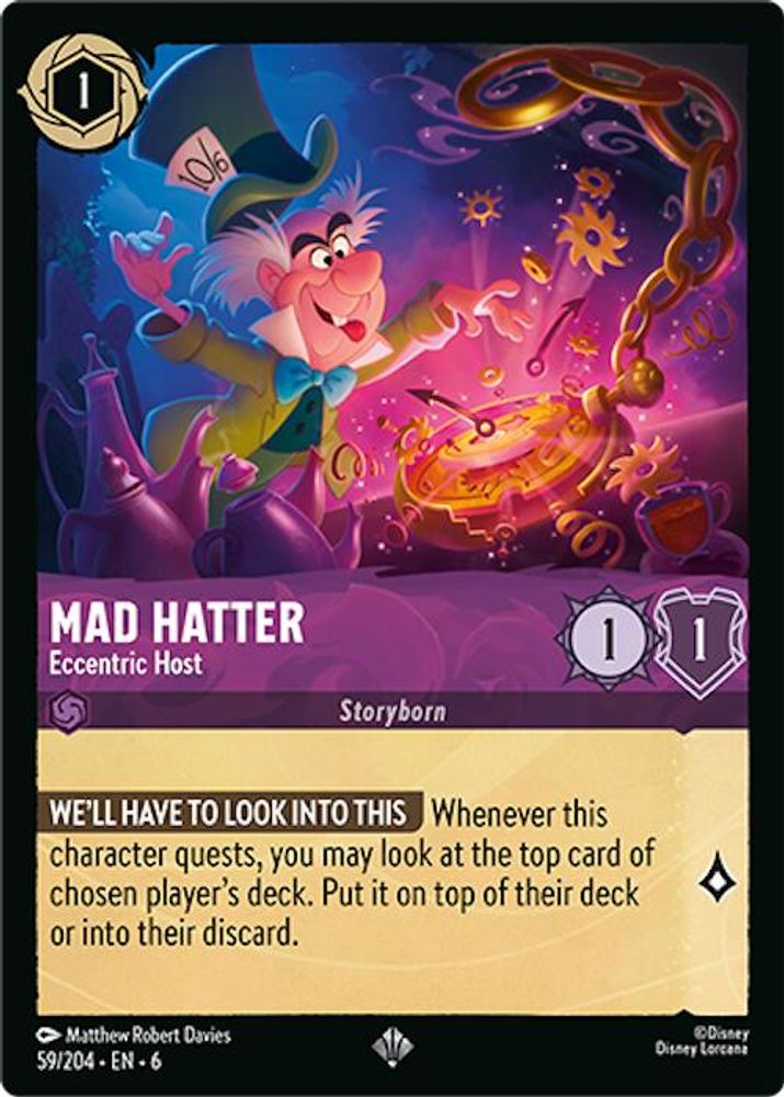 Mad Hatter - Eccentric Host card