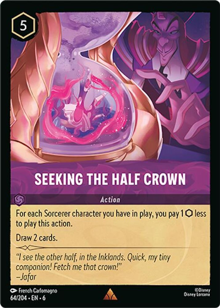 Seeking the Half Crown card