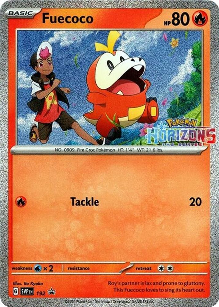 Fuecoco — Scarlet & Violet Black Star Promos #192/215