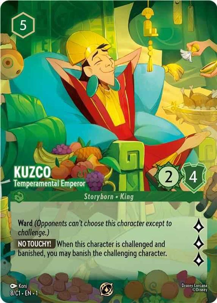 Kuzco - Temperamental Emperor card