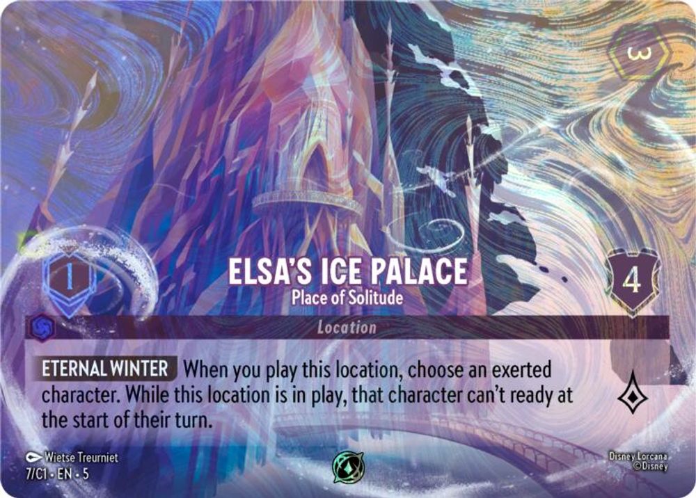 Elsa's Ice Palace - Place of Solitude card