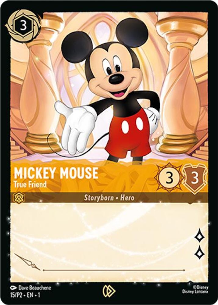 Mickey Mouse - True Friend card