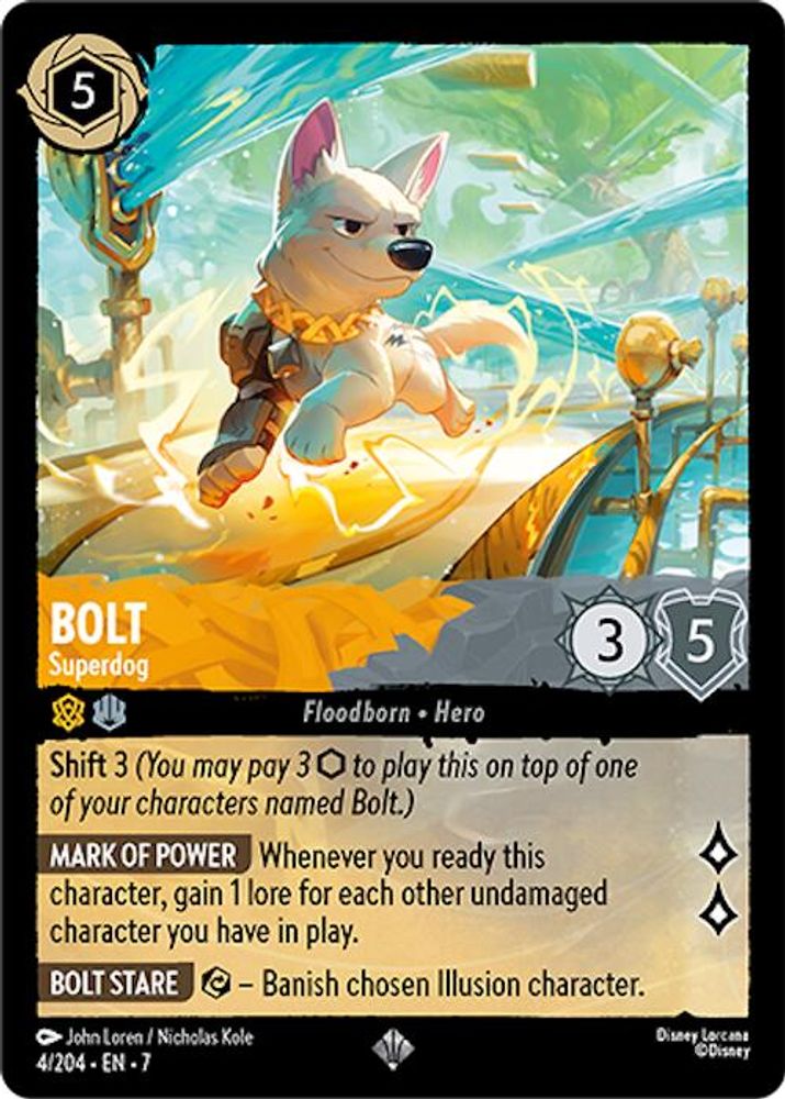 Bolt - Superdog card