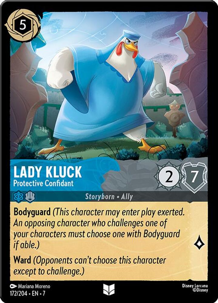 Lady Kluck - Protective Confidant card