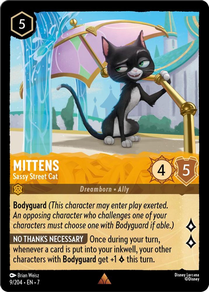 Mittens - Sassy Street Cat card