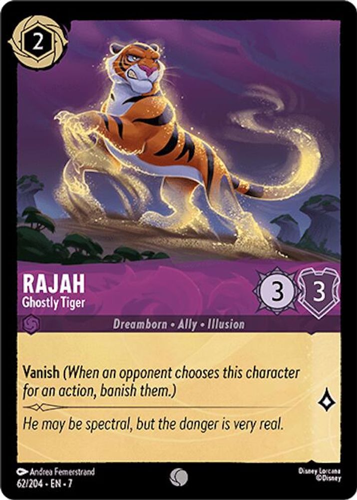 Rajah - Ghostly Tiger card